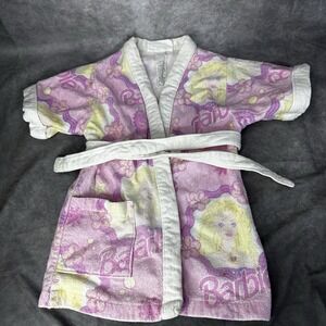 Vintage 1997 Barbie Robe Girls‎ Sz Small 4-5 Toddler Cotton